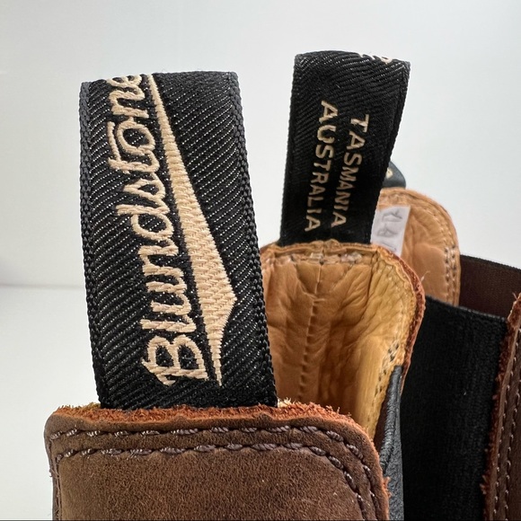 NEW Blundstone 1673 Chelsea Bootie Antique Brown Leather Size 6.5 US - Picture 8 of 11